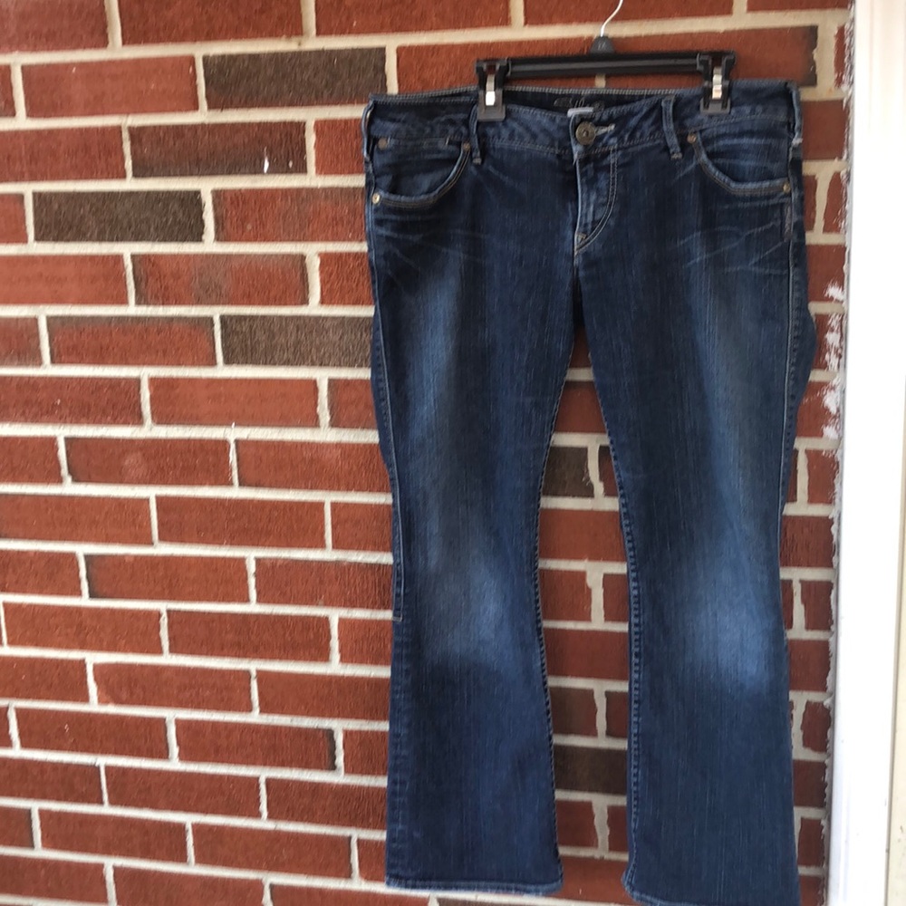 Silver ankle jeans
